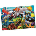 The Learning Journey - Puzzle Doubles Brille dans le noir - Vie marine-Ce casse-tête est une façon amusante d'élargir les connaissances de votre enfant sur les animaux marins.