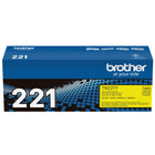 Brother – Cartouche de toner jaune TN221Y-Cartouche de toner jaune pour utilisation avec d'autres cartouches de toner afin de produire des documents de haute qualité aux couleurs vives