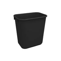 Global Commercial Products - Corbeille a Papier Souple 26L - Noir - Paquet de 6-S'adapte sous le bureau standard