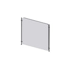 Mark Maker Rod Sneeze Guard - Acrylique transparent 1/4" - panneau de 23,5" Lx23,5"H- ensemble de tiges de 24"H - pas de passage-Distanciation sociale optimale entre deux groupes de personnes
