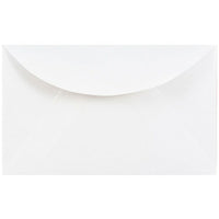 JAM Paper Enveloppes miniatures avec fermeture gommée, 2,31 x 3,63 po, blanc, paquet de 1000-Blanc
