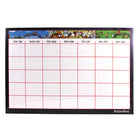 MotherWord - Calendrier magnétique effaçable à sec non daté - 11 po x 17 po - bilingue-17 po x 11 po