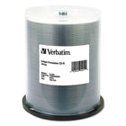 Verbatim – Disques vierges CD-R 52x, capacité de 700 Mo, surface blanche imprimable par jet d’encre, carrousel, 100/pqt (95251)-Disques CD-R vierges