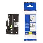 Brother – Ruban d’étiquetage, 24 mm, noir sur blanc flexible, TZEFX251-Ruban d'étiquetage TZ  pour P-Touch de Brother
