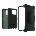 OtterBox - Étui de Defender Forest Ranger pour iPhone 15 Pro Max-Le couvercle extérieur en caoutchouc durable offre une poignée résistante à la goutte