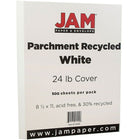 Jam Paper Papier-parchemin recyclé, 8 1/2 x 11 po, blanc, 500/rame-Papier parchemin blanc