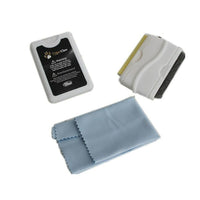 TygerClaw – Support universel pour tablette et trousse de nettoyage, 8 x 8 x 1 po, gris-Présente votre tablette dans plusieurs angles de visionnement en mode paysage ou portrait