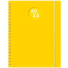 W. Maxwell - Agendas Kibo 2024 - Jaune - Bilingue - 8,25 x 11 po-janvier à décembre 2024
