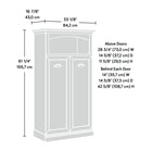 Sauder - 434929 La Collection Sonnet Springs Meuble de rangement - Finition Pebble Pine-9