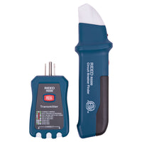 REED Instruments R5500 Détecteur de disjoncteur-Brancher simplement le transmetteur sur une prise et balayer le boîtier disjoncteurs pour identifier le circuit