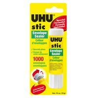 Bâton de colle pour enveloppes UHU-Formule sécuritaire, sans acide et non toxique, composée à 98 % d’ingrédients naturels