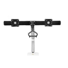 Double moniteur support de bureau Heavy Duty pour les écrans et moniteurs 24 à 32 po de North Bayou - F32B, Blanc-Compatibilité: 24 à 32 po (x2)