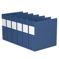 Davis Group Super économie, Reliure à anneaux ronds 3 po, paquet de 6 – Bleu Royal-3 Reliure À Anneaux