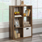 Sauder - Select Bibliothèque de rangement à 6 cubes - Pin Rural-La conception polyvalente crée plusieurs solutions de stockage, notamment des romans, des bibelots, des plantes décoratives ou des photos encadrées