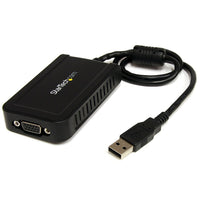 StarTech  Adaptateur multiécran de carte vidéo externe USB vers VGA, 1920 x 1200-L’adaptateur compact alimenté par USB offre la façon la plus simple d’ajouter un affichage haute résolution secondaire ou supplémentaire à votre PC