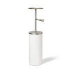 Umbra PORTALOO - Porte-papier toilette avec espace de rangement blanc et nickel-6
