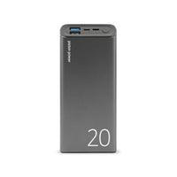 LOGiiX - Piston Power Banque d'alimentation portable de 20 000 mAh - Gris graphite-Charge les smartphones jusqu'à 10 fois, charge les tablettes jusqu'à 4 fois