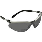 3M - Lunettes De Sécurité Bx Avec Verres De Lecture, Antibuée, Grise/Fumée, Dioptrie 2,0, paquet de 4-Dioptrie 2,0