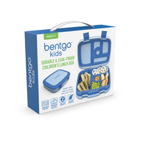 Bentgo Kids - Boite a repas pour enfants - Bleu-Couvercle etanche pour un repas frais et sans degats