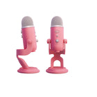 Logitech - Blue Yeti Microphone de Jeu USB Premium - Aube rose-Modulation vocale avancée : De l'Electrobeast à l'Helium Chipmunk, le microphone de podcasting peut modifier, altérer et transformer votre voix pour enthousiasmer et divertir votre audience