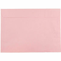 JAM Paper - Enveloppes pour livret - 9" x 12" - Rose bébé - Paquet de 100-Couleur: rose bébé