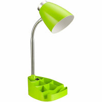 All the Rages - Lampe de bureau avec organisateur LD1002-GRN, collection Limelights, vert-Lampe verte en plastique ABS
