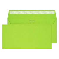 Blake - Enveloppes d'invitation verte brillante de couleur Creative - 4 1/2 po l x 9 po L - Vert citron vert - Paquet de 25-Vert Citron Vert