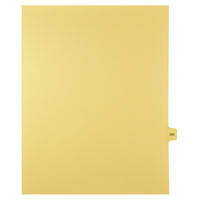 Markmaker - 25 tabs/PQT, 5 PQT/Boite, Intercalaires imprimes Legal, Chamois, 1/15th coupe| format lettre, sans trous, Numero 191-Intercalaires imprimes Legal
