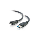 C2G – Câble USB 3.0 54176 de 9,8 pi A mâle vers B mâle de 3,3 pi-Interface USB 3.0 SuperSpeed pour une vitesse de transfert de données maximale de 5 Gb/s