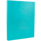 JAM Paper Papier couverture cartonné recyclé de couleur vive, lisse, 8 1/2 x 11 po, 65 lb, bleu mer, paquet de 100-Dimensions : 8 1/2 x 11 po