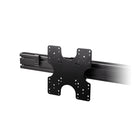 Support triple moniteur sur pied Next Level Racing Elite Add On-La finition anodisée Carbon Grey personnalisée complète le parfait cockpit Elite à trois moniteurs