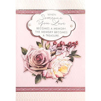 Rosedale Gold - Cartes de souhaits/Enveloppes 51/2 po x 8 po, paquet de 6-Cartes de souhaits qualité boutique.