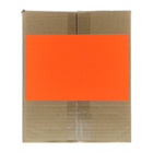 JAM Paper Étiquettes expédition, demi-feuilles, 5,5 x 8,5 po, rouge néon, 50/paquet-2 étiquettes par feuille