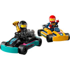 LEGO - City Go-Karts et pilotes de course - 99 Pièces-Comprend des karts turquoise et orange, 2 figurines de pilote et un trophée