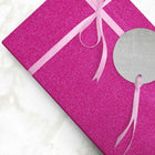  JAM Paper -  Emballage cadeau – Papier d'emballage pailleté – 25 m². Ft - Fuchsia Hot Pink - Rouleau vendu à l'unité-Taille : 25 pieds carrés par rouleau (2,5 pieds de large x 10 pieds de long)