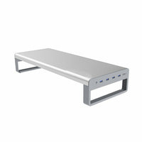 Centon - OB-A2D Plateforme pour portable - Argent-Aluminium avec finition argentée
