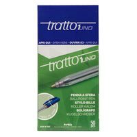Tratto - Stylo à bille - pointe moyenne - bleu - paquet de 50-Stylo à bille