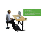 Uncaged Ergonomics – Tabouret Wobble, siège à position assise active pour les bureaux debout, noir-PARFAIT TABOURET POUR BUREAU DEBOUT : Soutient votre poids, allège la lourdeur dans les jambes et vous permet de vous reposer de la position debout en vous permettant de vous percher. Le meilleur tabouret de bureau pour votre bureau debout !