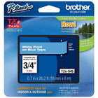Brother – Ruban d’étiquetage, 18 mm, blanc sur bleu, TZE545-Ruban d'étiquetage TZ  pour P-Touch de Brother