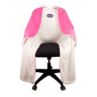 SnuggleBack - Couverture de Chaise - Framboise-Se fixe à n'importe quelle chaise de bureau