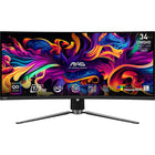 MSI - Moniteur de jeu MAG QD-OLED 34 po - Résolution 3440 x 1440 - Noir - 341CQP-Écran de jeu incurvé de 34 pouces (1 800R)