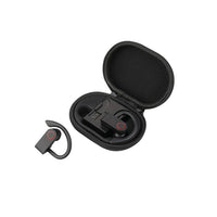 Écouteurs sport Bluetooth sans fil True Sylvania avec étui de charge - Noir-Bluetooth 5.0 assure une connectivité plus stable et plus fluide