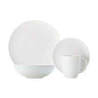 Maxwell & Williams Service de table, Diamond rond, 16 pieces-Vaisselle