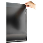 StarTech.com - 20 po Filtre Confidentialité Écrans - Universel - Mat/Brilliant-APPLICATION FACILE : à l'aide de bandes adhésives qui ne laissent pas de résidus permanents, appliquez le filtre de confidentialité amovible sur le cadre du moniteur à l'aide des languettes de fixation latérales ou directement sur l'écran pour une utilisation à long terme