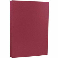 JAM Paper - Papier cartonné mat légal - 80 lb - 8,5 po x 14 po - Bakri Framboise, paquet de 50-Couleur : Bakri Framboise