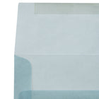 JAM Paper Enveloppes translucides A6, bleu océan, 50/pqt-Poids du papier : 30 lb