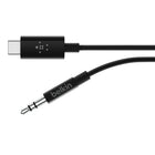 Câble audio USB-C vers 3,5 mm 3 po Belkin - Noir-Câble audio 3,5 mm avec connecteur USB-C RockStar