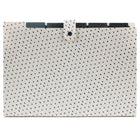 U Brands Fashion Classeur expansible à 5 pochettes sans rabat, chic pointillé classique (3307F04-24)-Fait de matériaux polymères durables antidéchirures