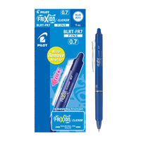 Stylo rétractable à encre gel effaçable FriXion Clicker de Pilot, 0,7 mm, bleu, paquet de 12-Stylo à bille roulante à encre gel rétractable et effaçable