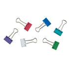 Staples - Pinces relieuses, petites, 3/4 po, couleurs mode variées, paquet de 25-Pinces en acier trempé